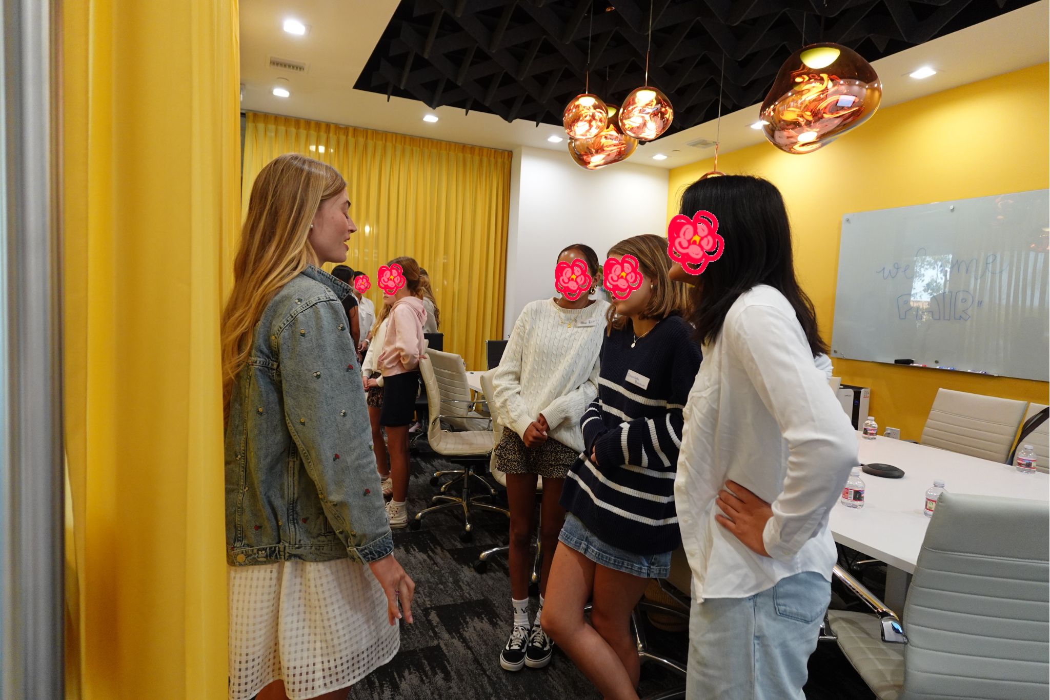Mentor answering a mentee's question